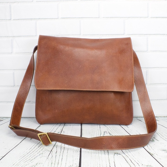 P. Papini & Co. Other - NEW P. Papini & Co. Leather Messenger Flap Bag